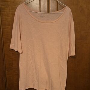 LOFT Soft Peach Short Sleeve Tee